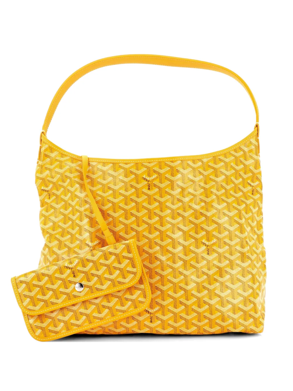 Goyard Pre-Owned Boheme Coated Canvas hobo bag - Giallo