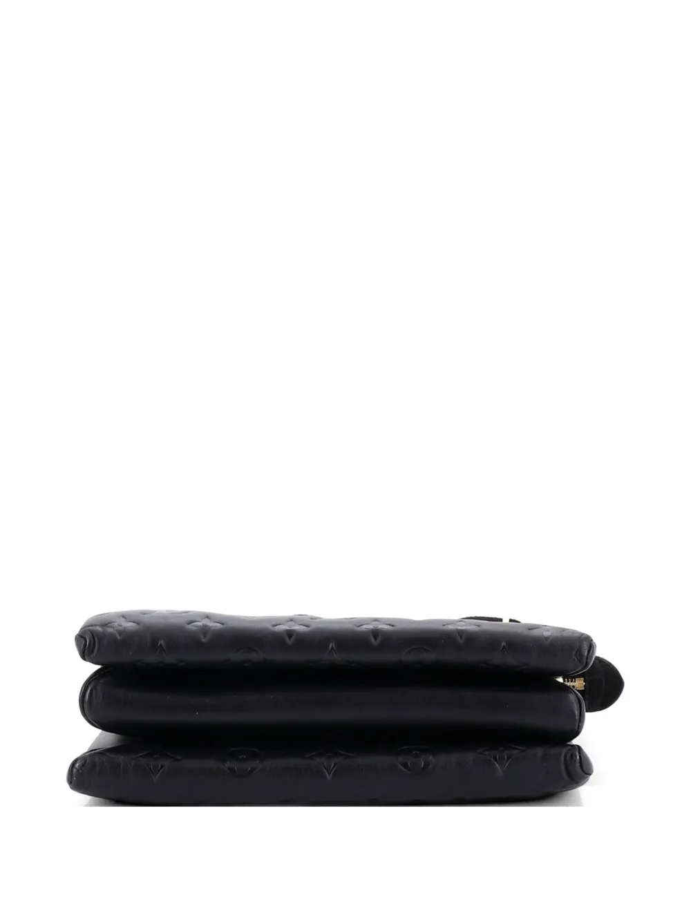 Louis Vuitton Pre-owned Coussin Bag Monogram Embossed Lambskin PM Crossbody Bag in Black, view 3