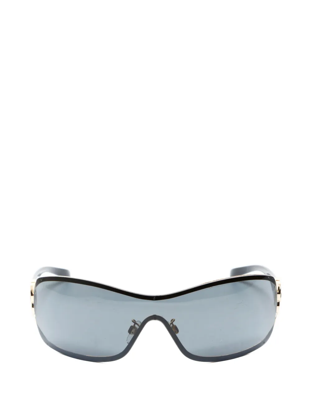 CHANEL Pre-Owned 2000s Camellia sunglasses - Oro