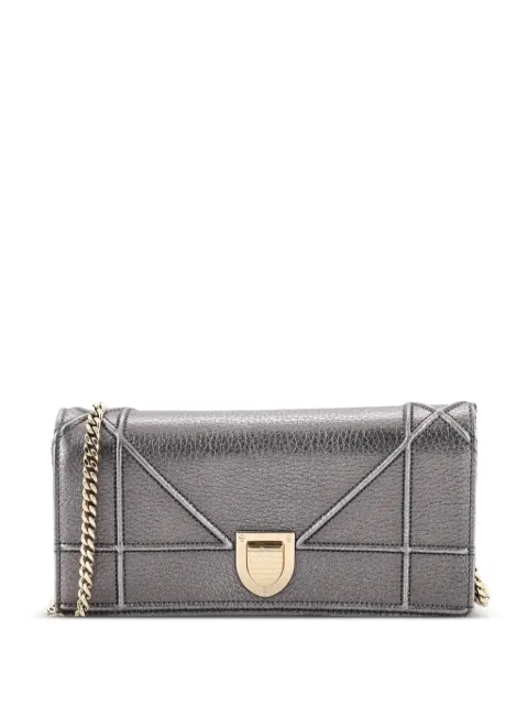 Christian Dior Pre-Owned Diorama Croisiere Chain Wallet Grained Calfskin clutch bag
