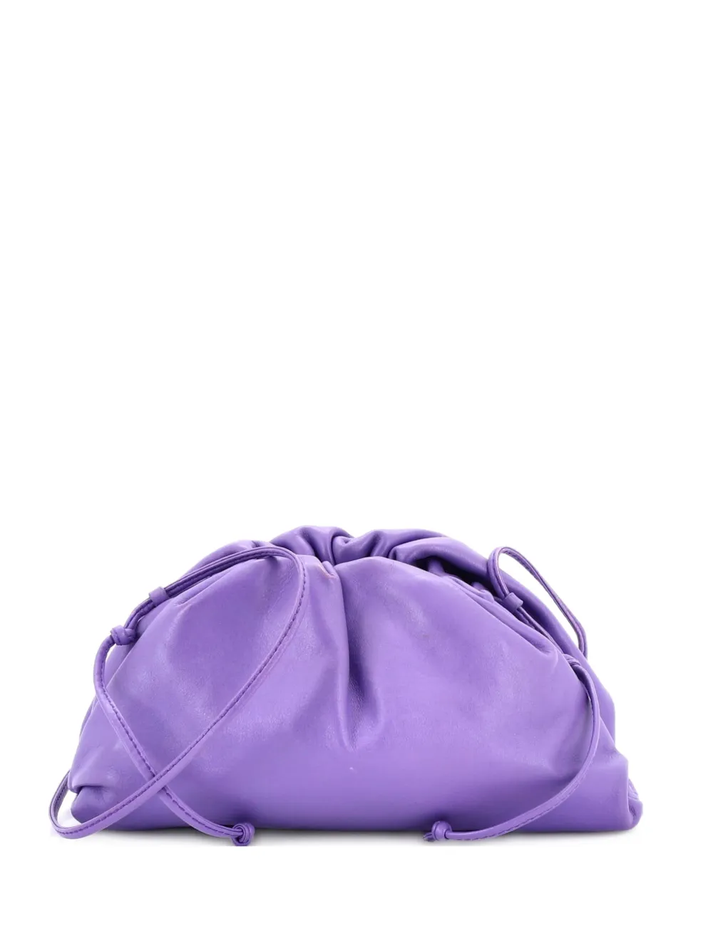 Bottega Veneta Pre-Owned The Pouch Leather Mini crossbody bag - Viola