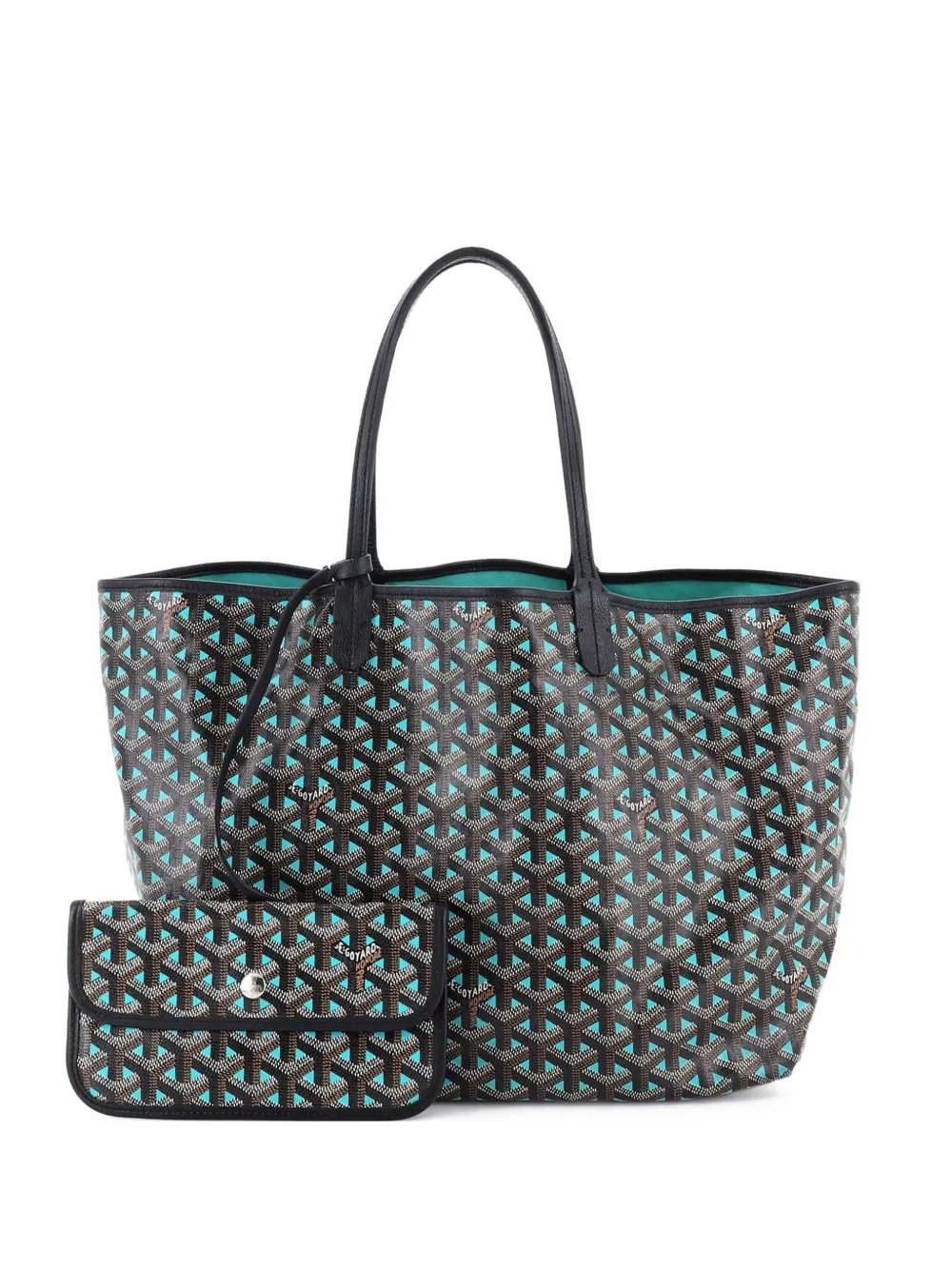 Goyard Pre-Owned Saint Louis Claire Voie Coated Canvas PM tote bag - Nero