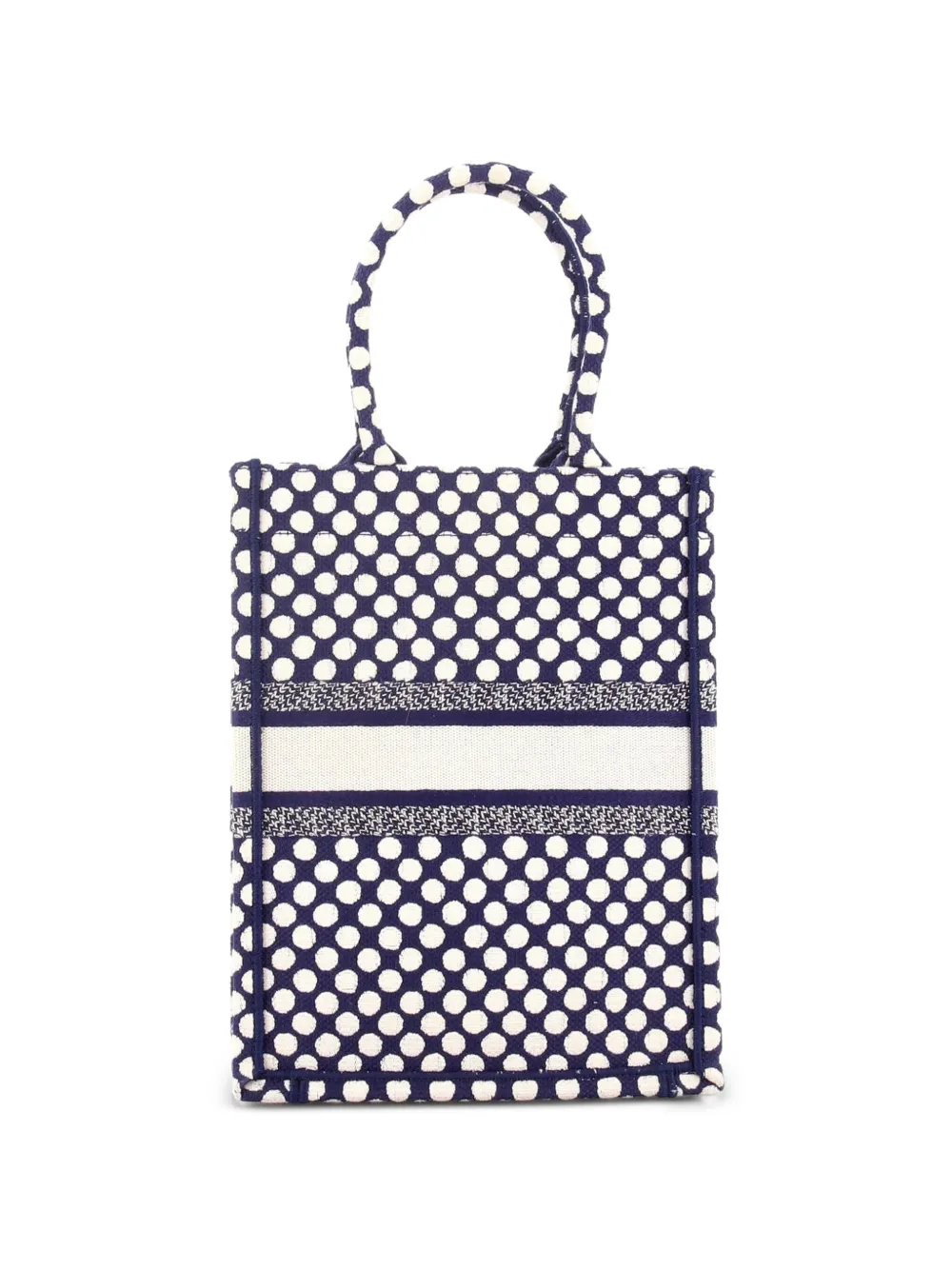 Book Printed Canvas Vertical Tote Bag