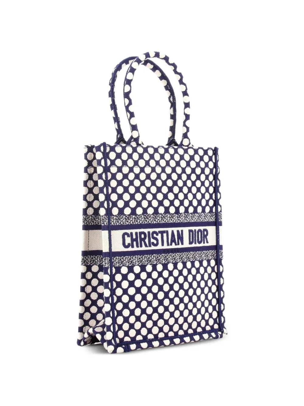 Book Printed Canvas Vertical Tote Bag
