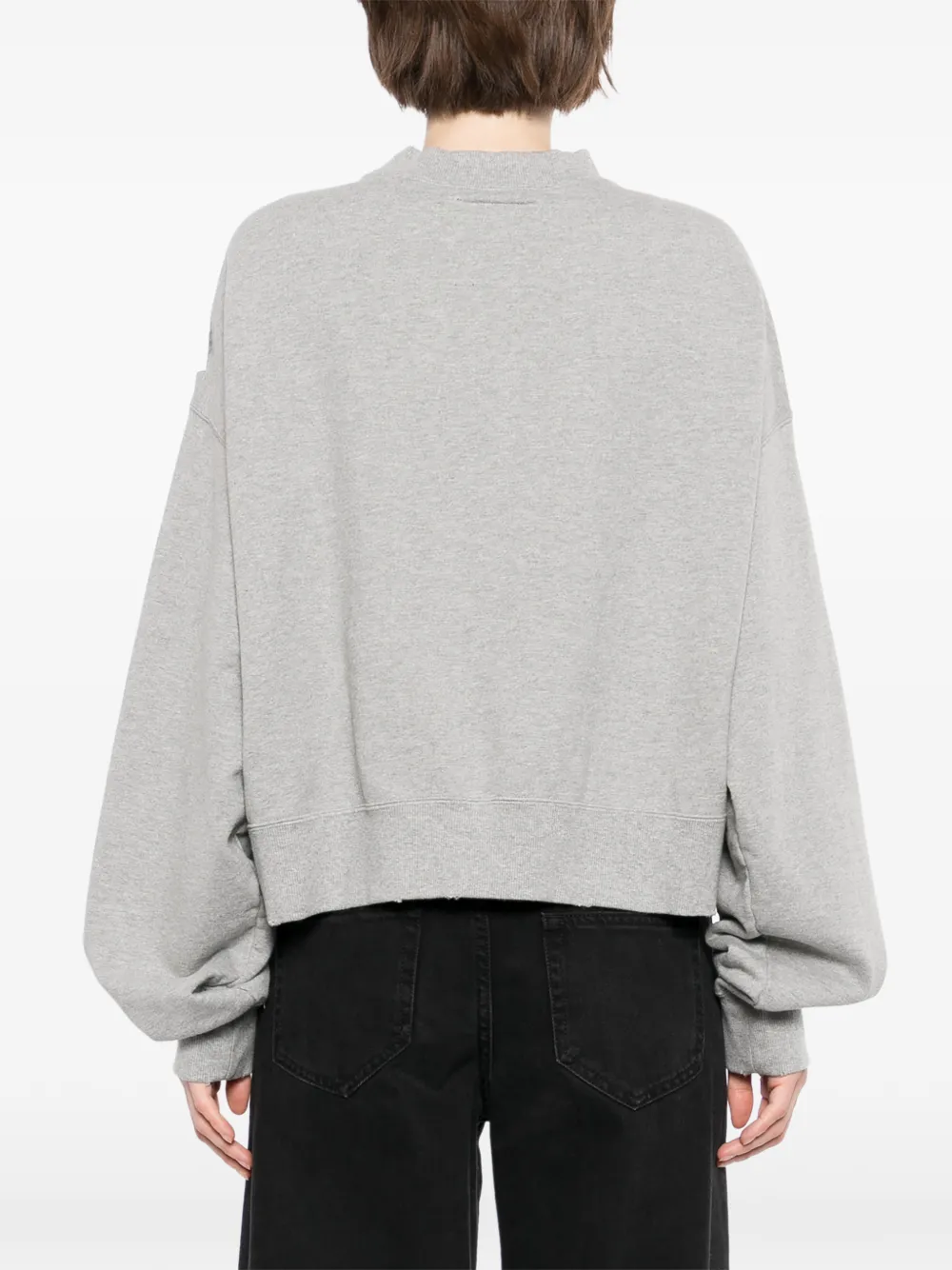 Maison MIHARA YASUHIRO Trui met gesmockt detail Grijs