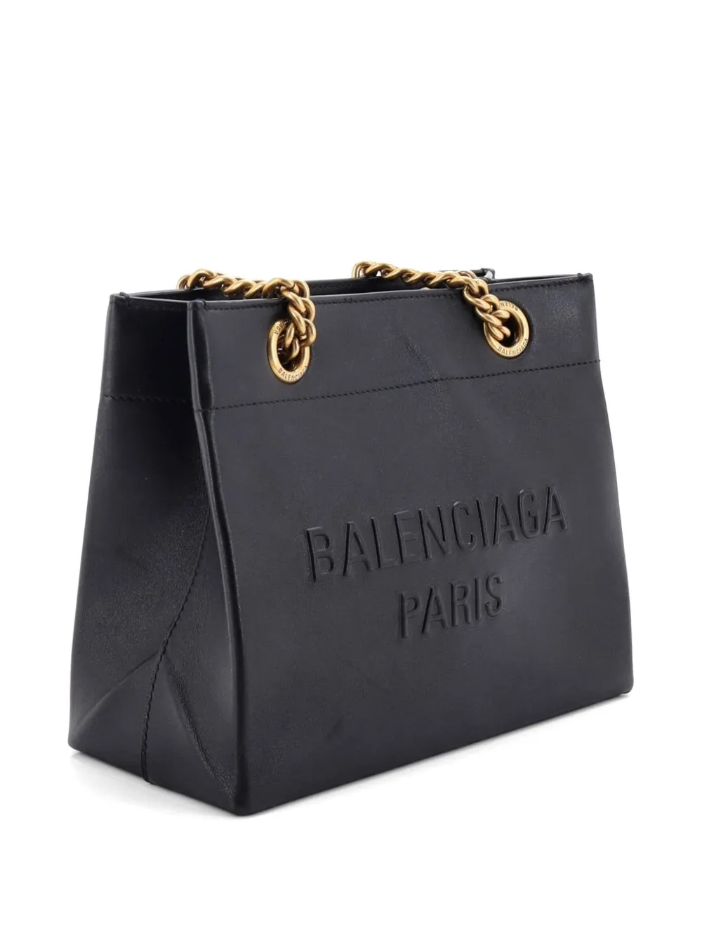 Balenciaga Pre-Owned Duty Free Chain Leather Small Tote Bag