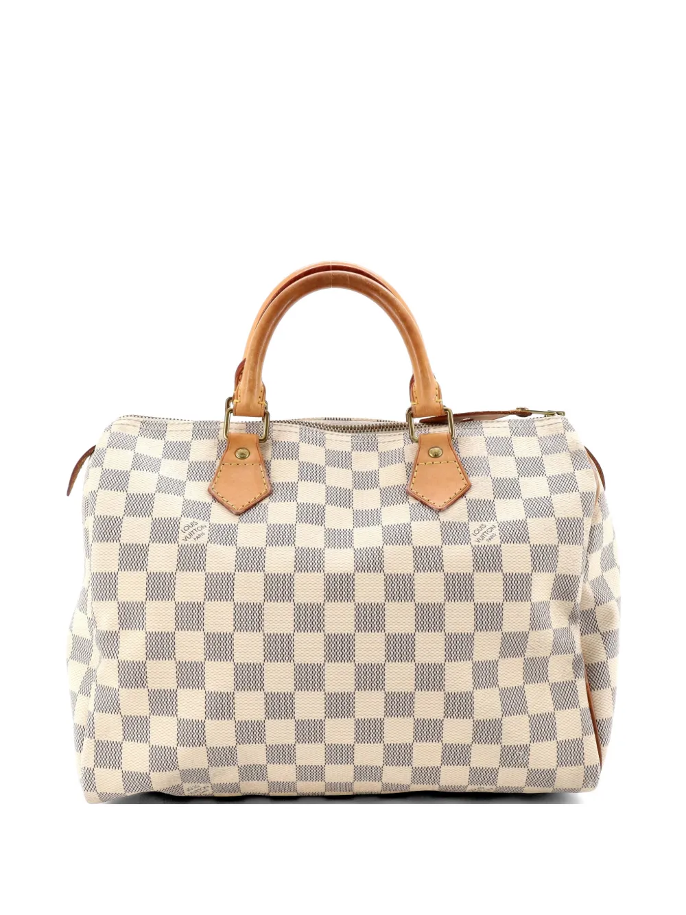Louis Vuitton Pre-Owned Speedy Handbag Damier 30 satchel - Bianco