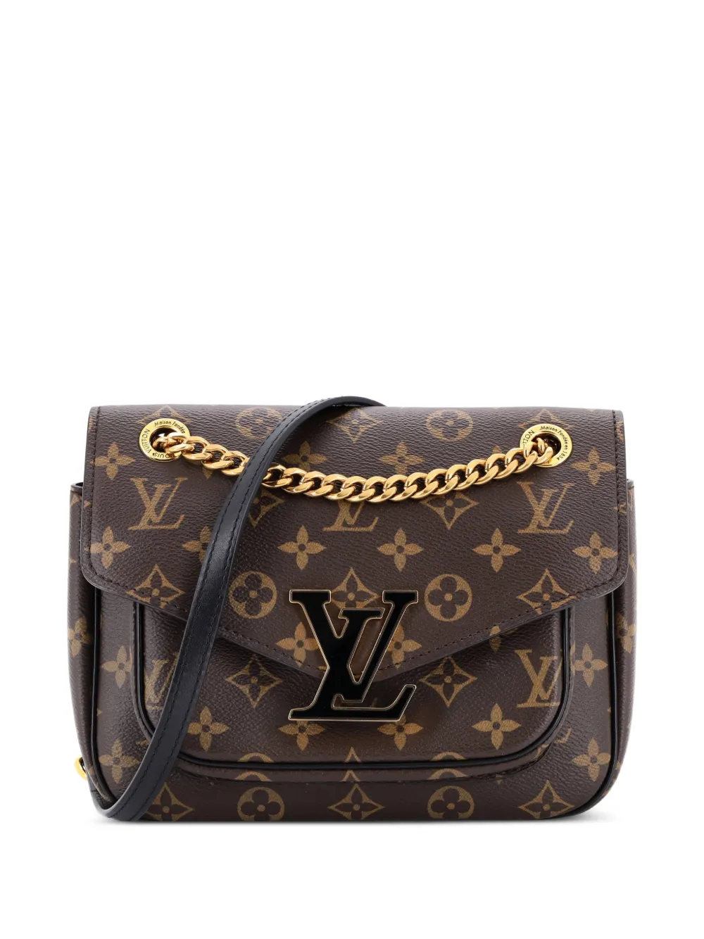 Louis Vuitton Pre-Owned Passy Handbag Monogram Canvas crossbody bag - Braun