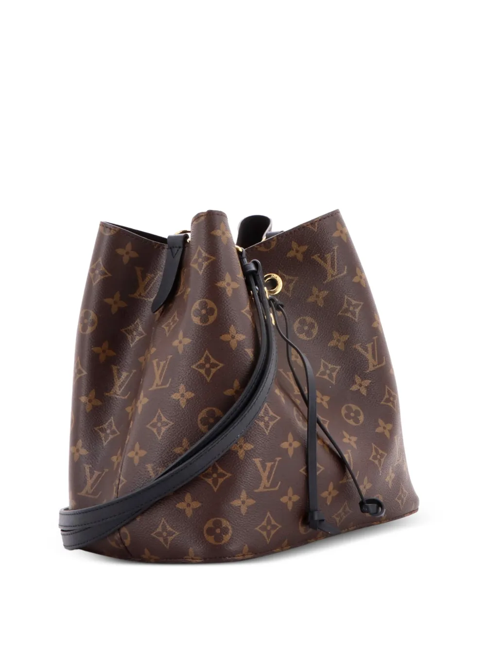 Louis Vuitton Pre-Owned NeoNoe Handbag Monogram Canvas with Leather MM bucket bag - Braun