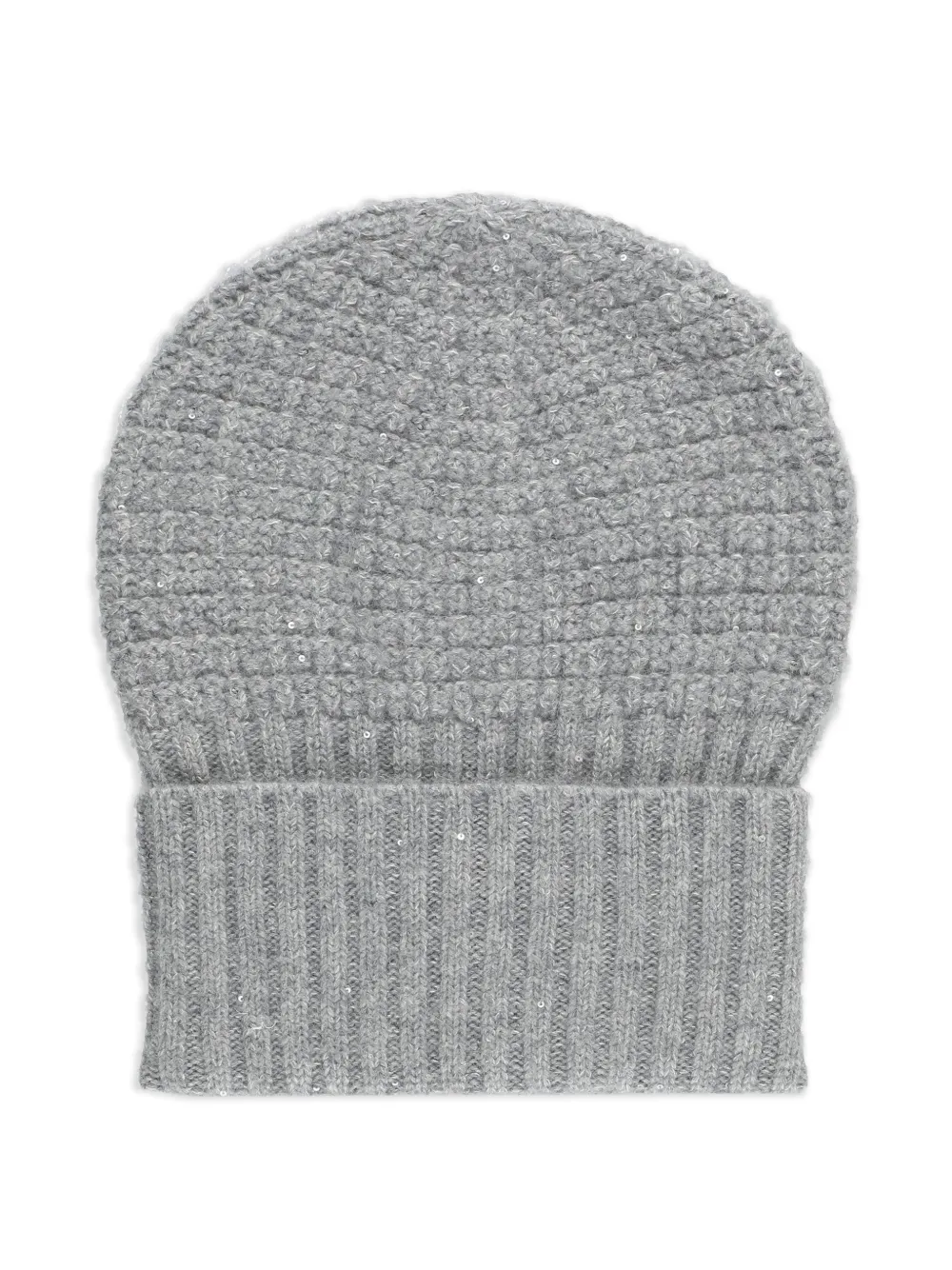 Fabiana Filippi sequin-embellishment beanie hat - Grigio