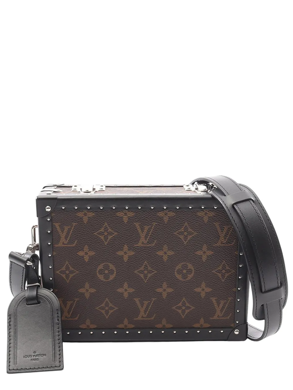 Louis Vuitton Pre-Owned 2022 Monogram Macassar Clutch Box crossbody bag - Marrone