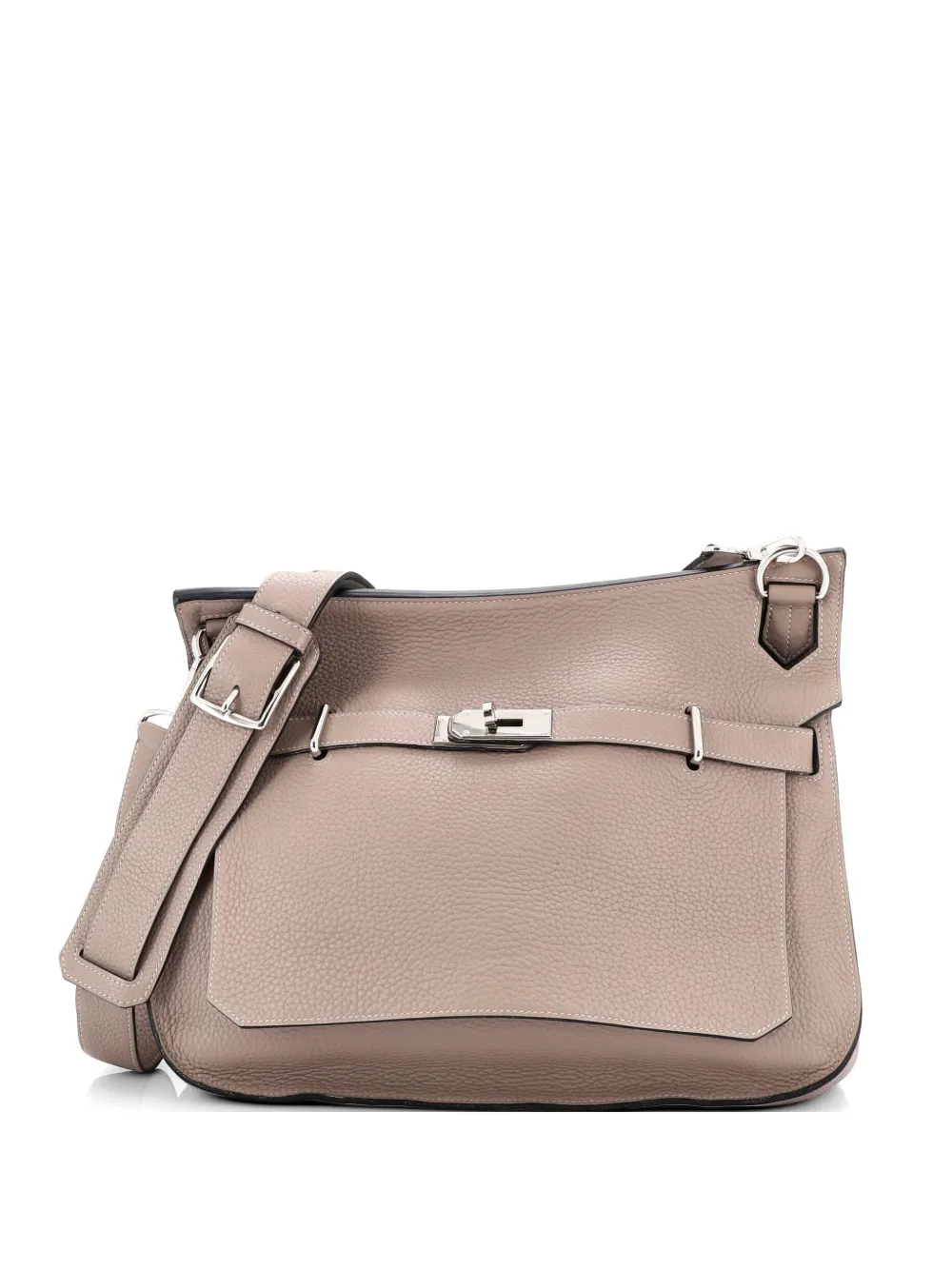 Hermès Pre-Owned Jypsiere Bag Clemence 34 crossbody bag - Grigio