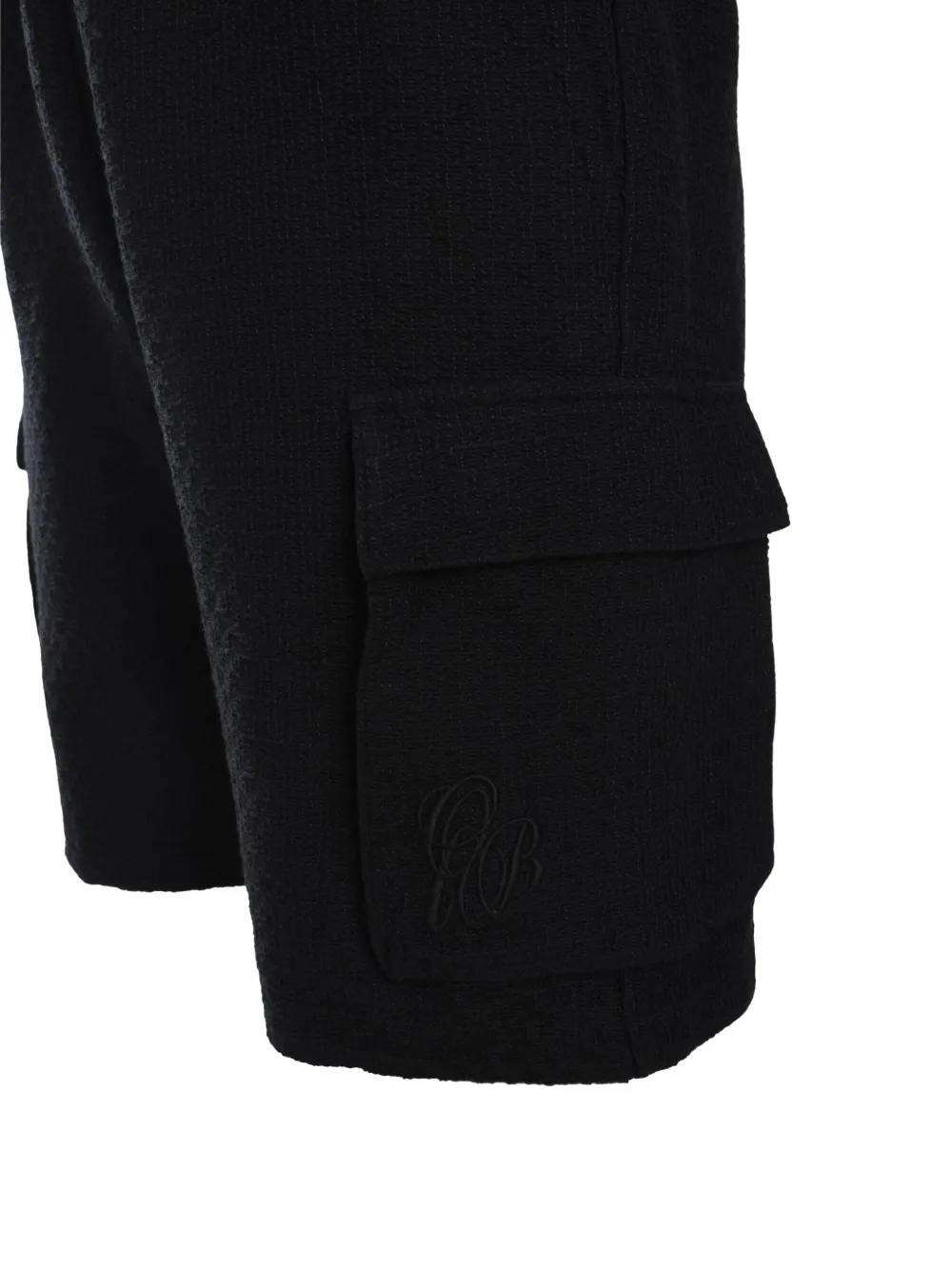 Only the Blind Havana cargo shorts Zwart