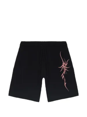 HELLSTAR グラフィック ショートパンツ | ブラック | FARFETCH JP