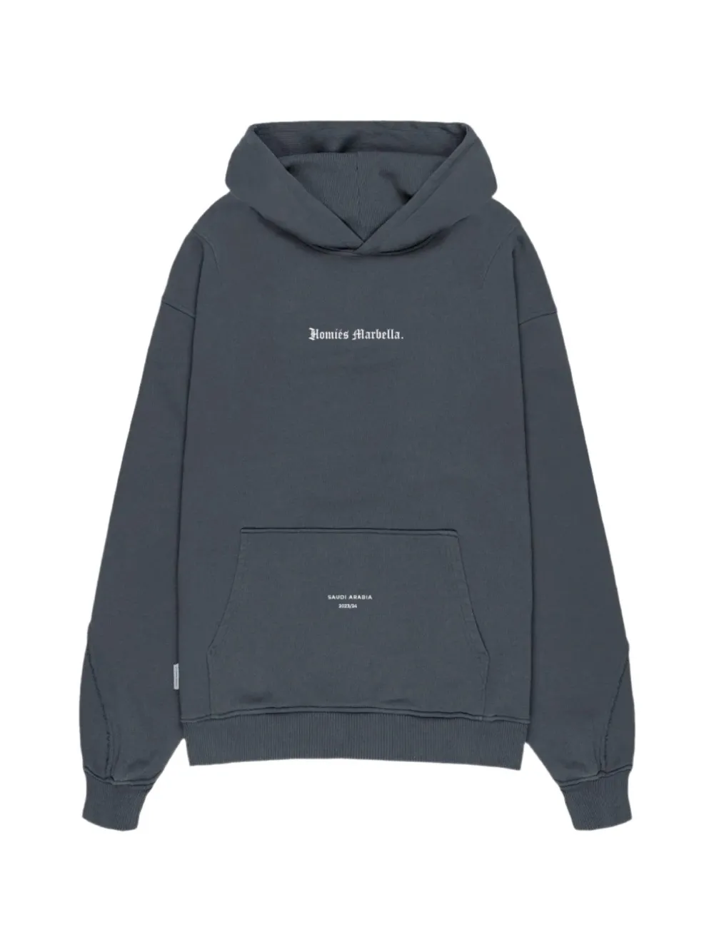 HOMIES MARBELLA logo-print hoodie - Grey
