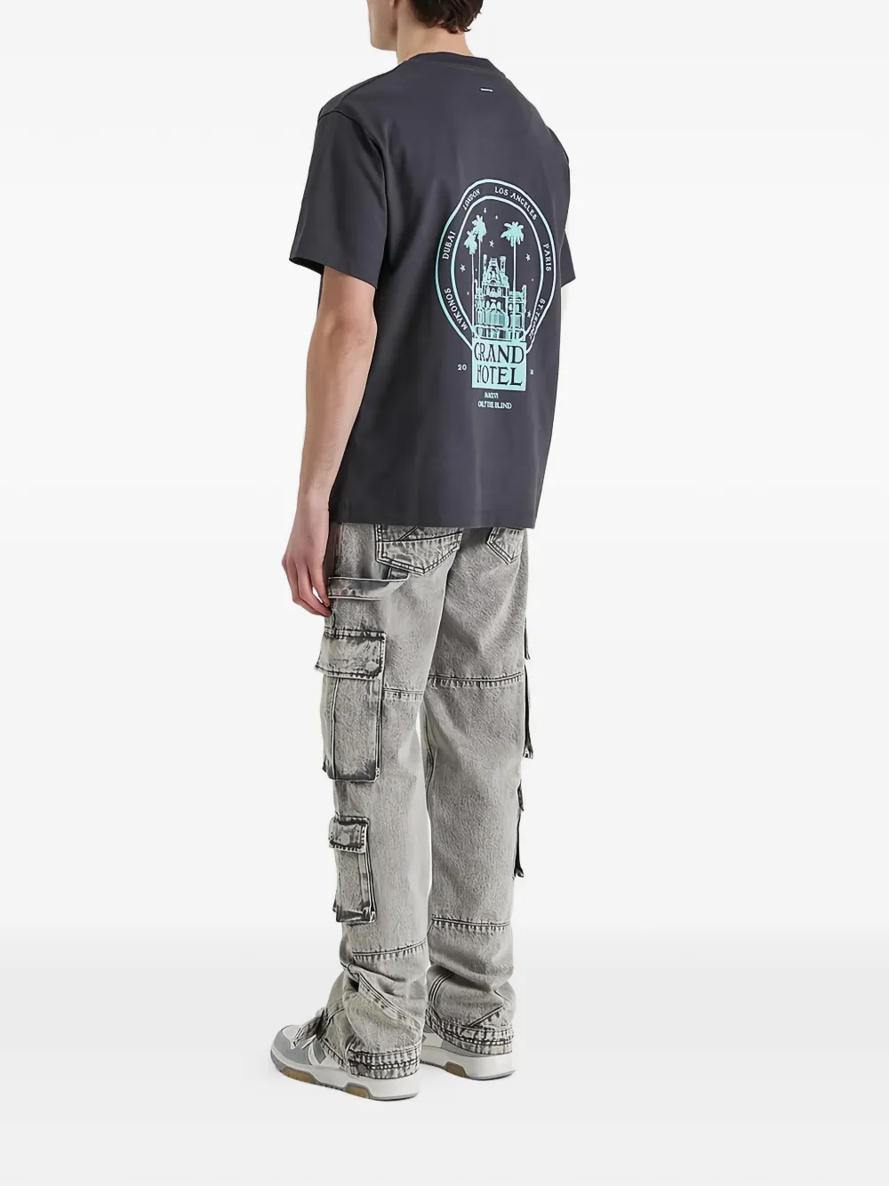 Only the Blind The Grand Hotel T-shirt Grijs