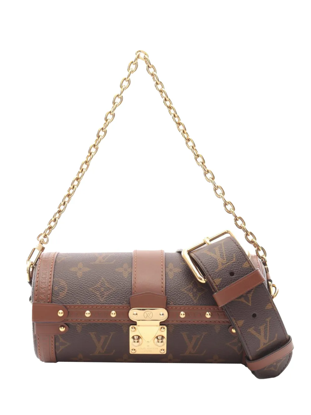 Louis Vuitton Pre-Owned 2021-2026 Monogram Papillon Trunk satchel - Braun