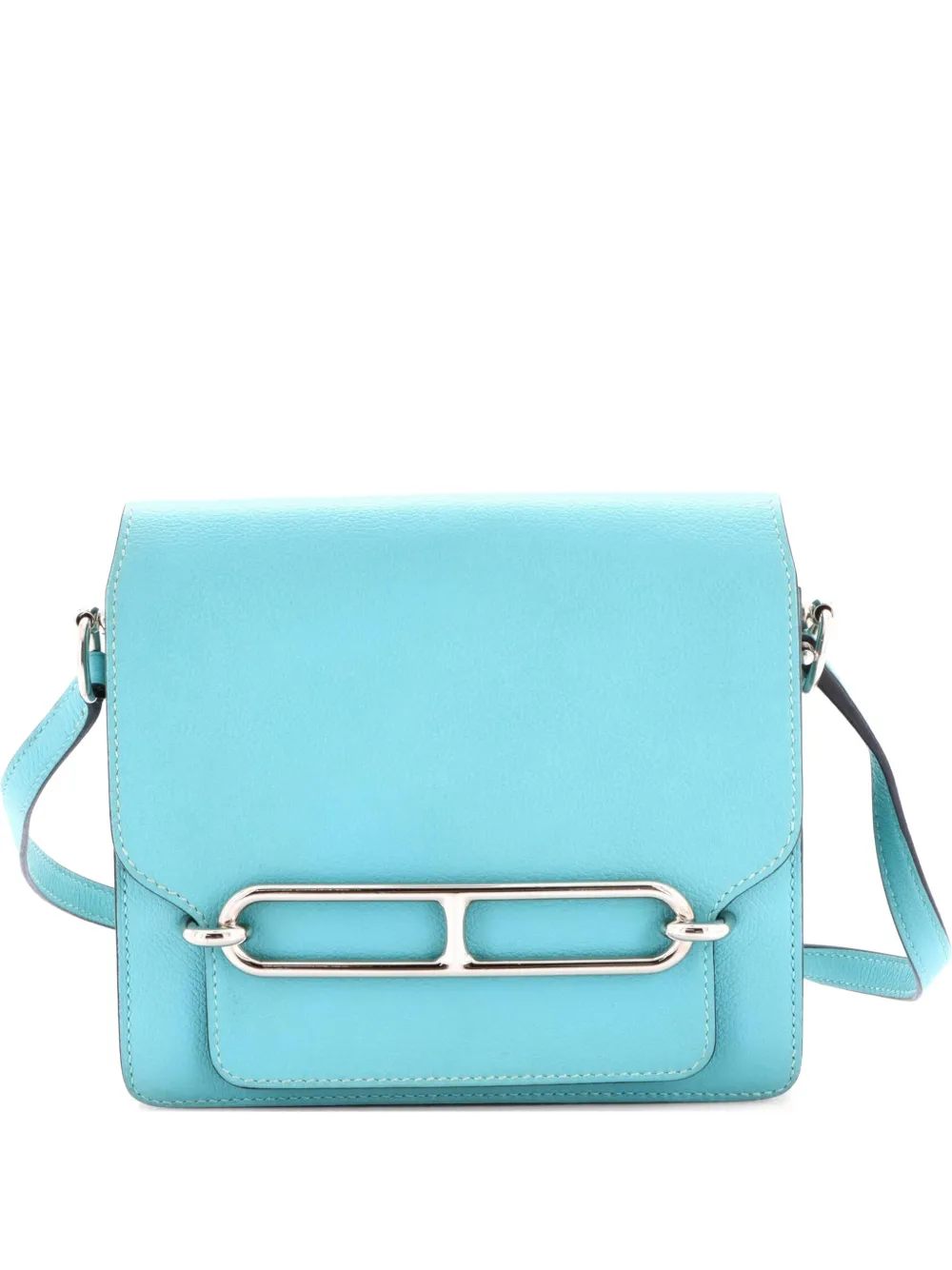 Hermès Pre-Owned Roulis Bag Evercolor 18 crossbody bag - Blu