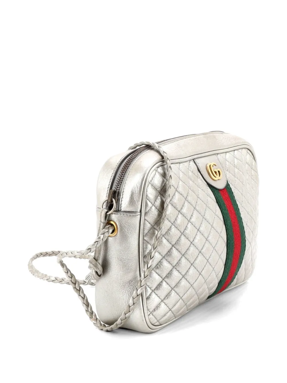 Trapuntata Camera Bag Quilted Leather Small Crossbody Bag