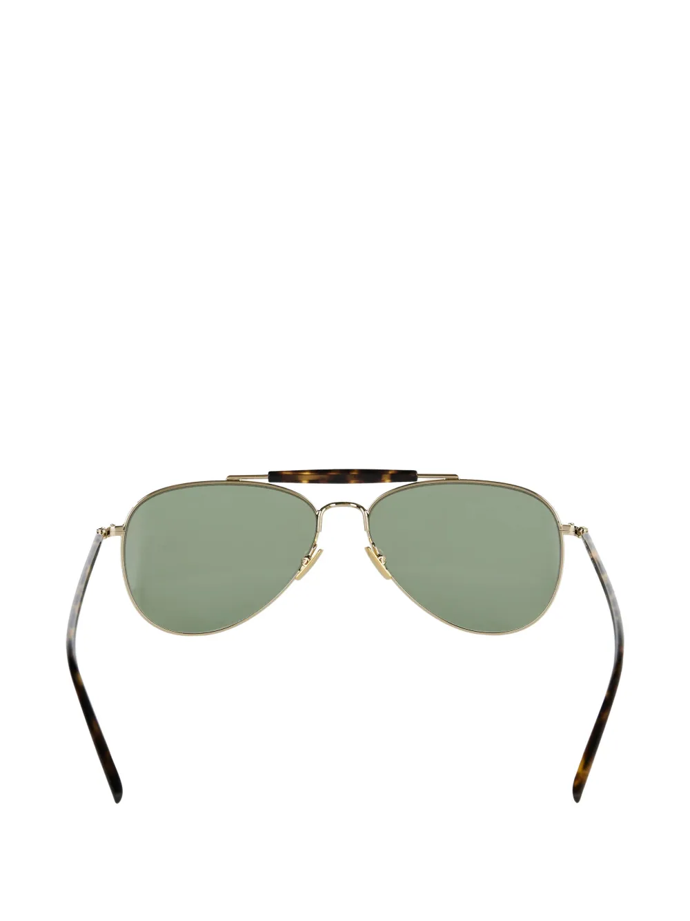 Saint Laurent Eyewear Zonnebril met piloten montuur Bruin