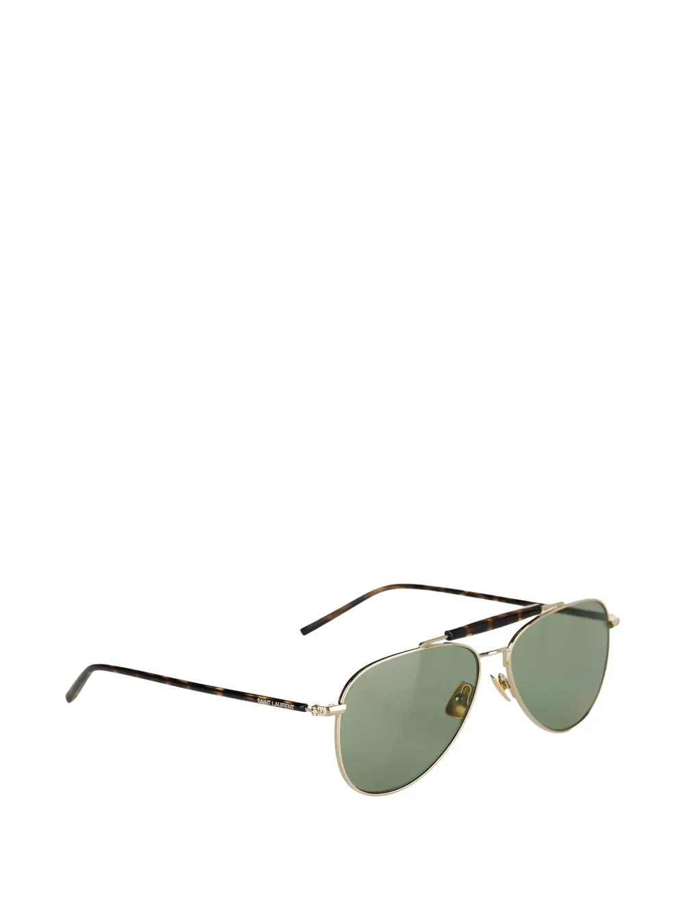 Saint Laurent Eyewear Zonnebril met piloten montuur Bruin