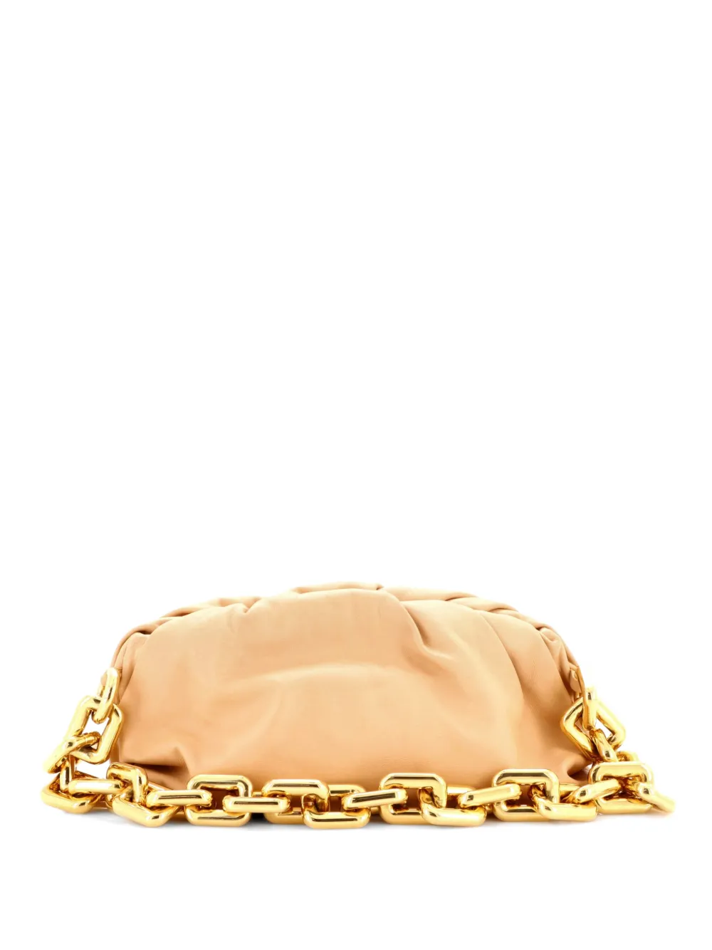 Bottega Veneta Pre-Owned The Chain Pouch Leather shoulder bag - Toni neutri