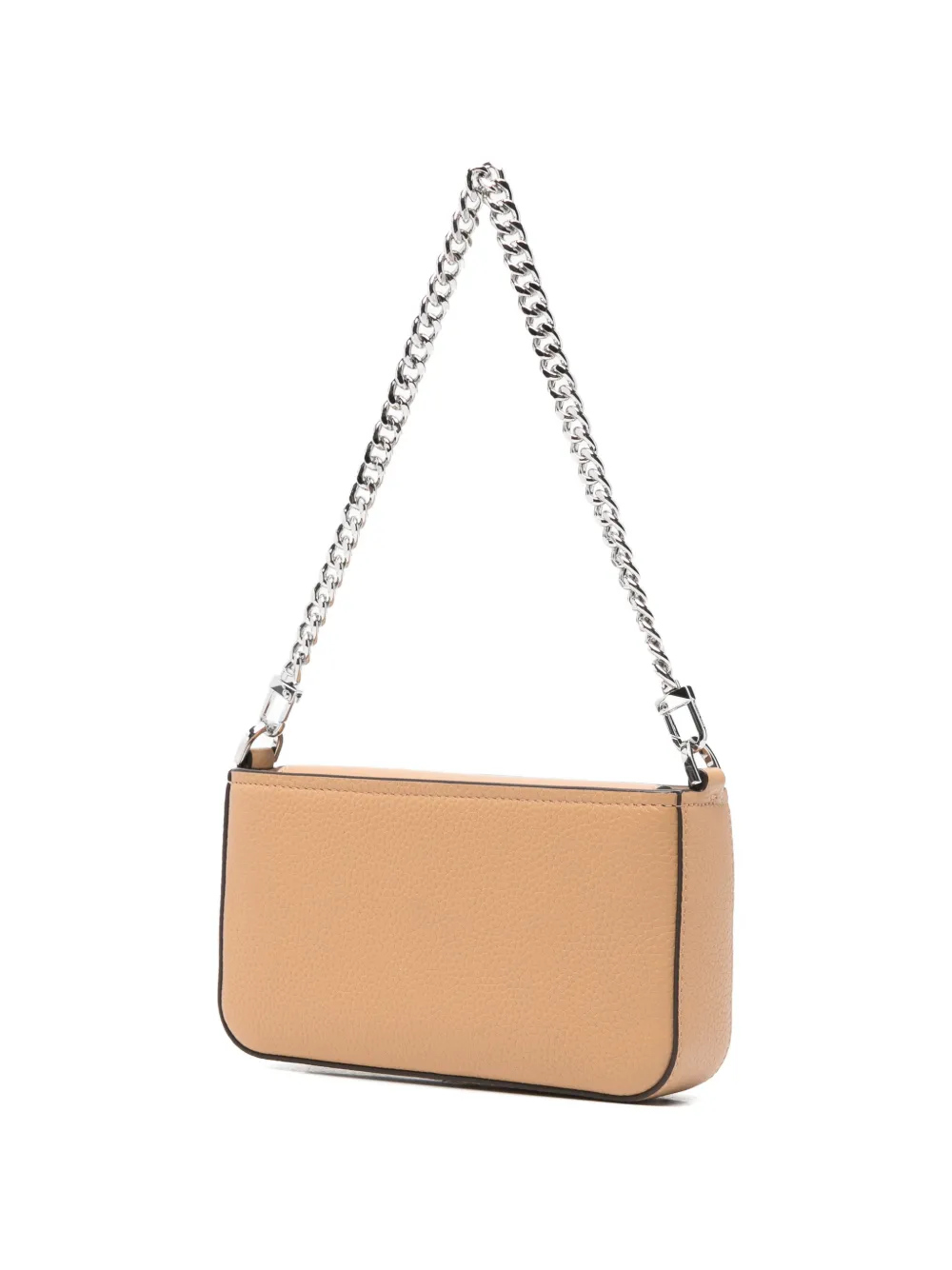 Michael Kors Bryant kleine leren schoudertas met ketting Beige