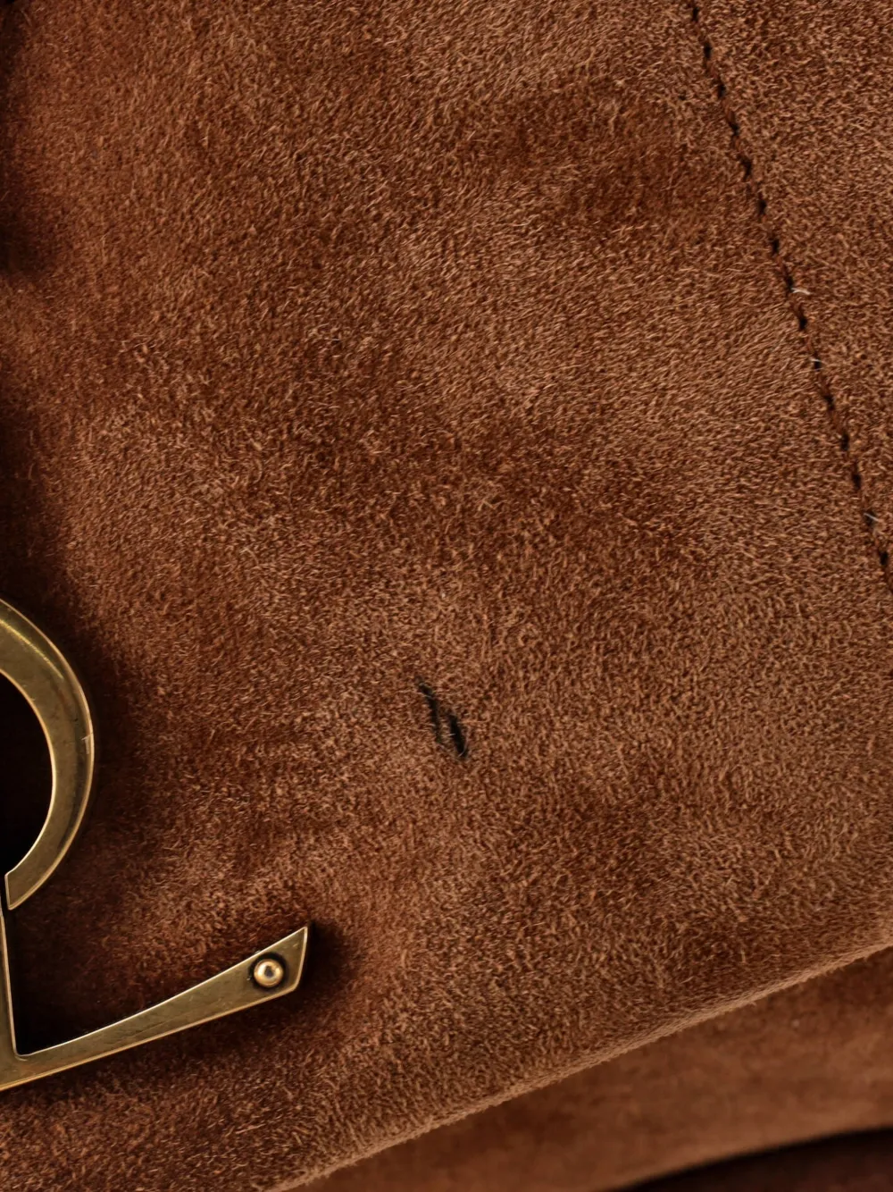 Jamie 4.3 Quilted Suede Large Shoulder Bag