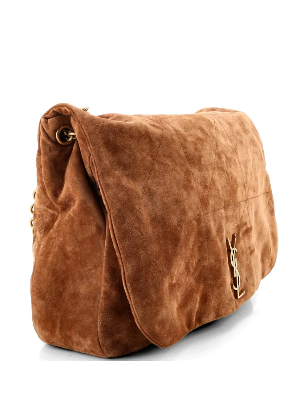 Jamie 4.3 Quilted Suede Large Shoulder Bag