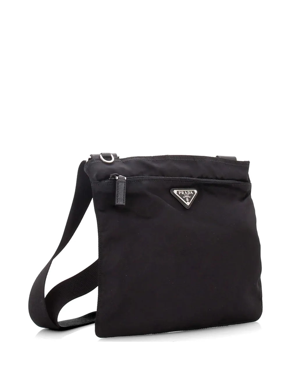 Flat Messenger Bag Tessuto Small Crossbody Bag