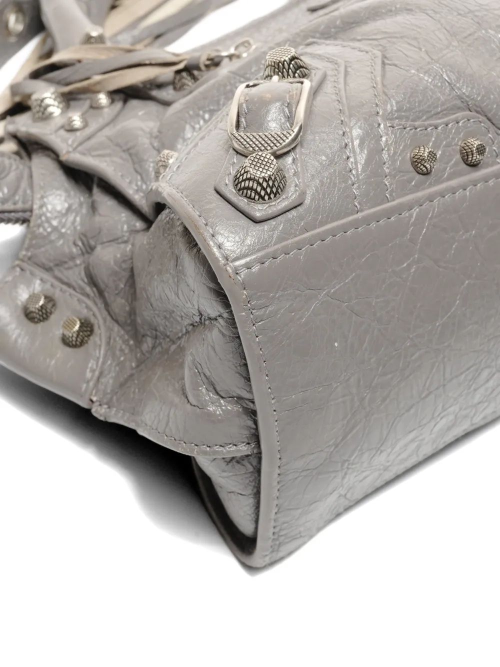 2020s Xs Neo Cagole City Studded Leather Shoulder Bag