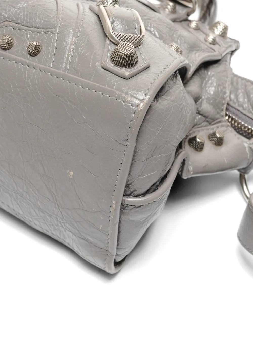 2020s Xs Neo Cagole City Studded Leather Shoulder Bag