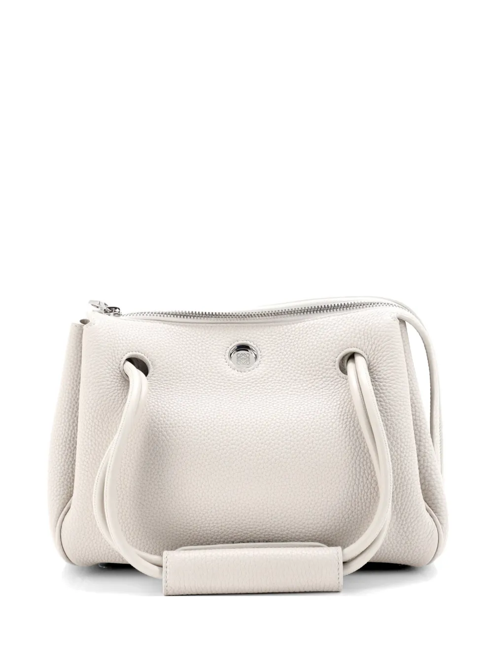 Loewe Pre-Owned Madrid Leather Small shoulder bag - Bianco