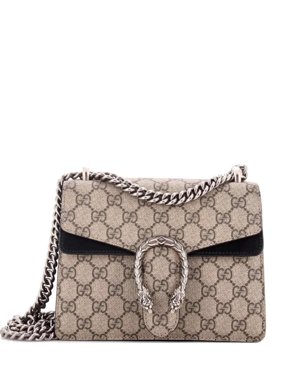 Gucci Pre-Owned Dionysus Bag GG Coated Canvas Mini crossbody bag - Braun