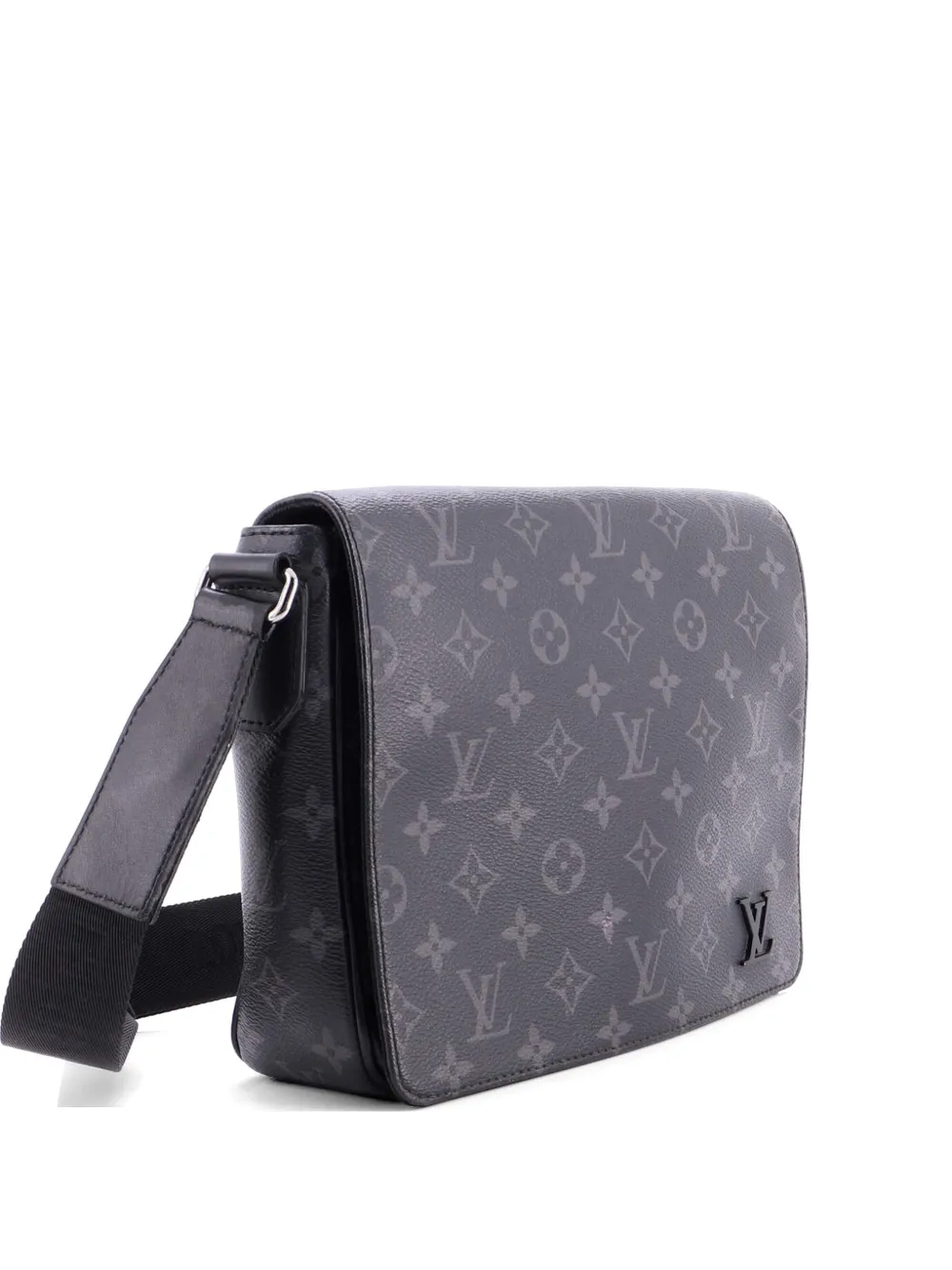 Louis Vuitton Pre-Owned District Messenger Bag Monogram Eclipse Canvas PM crossbody bag - Schwarz