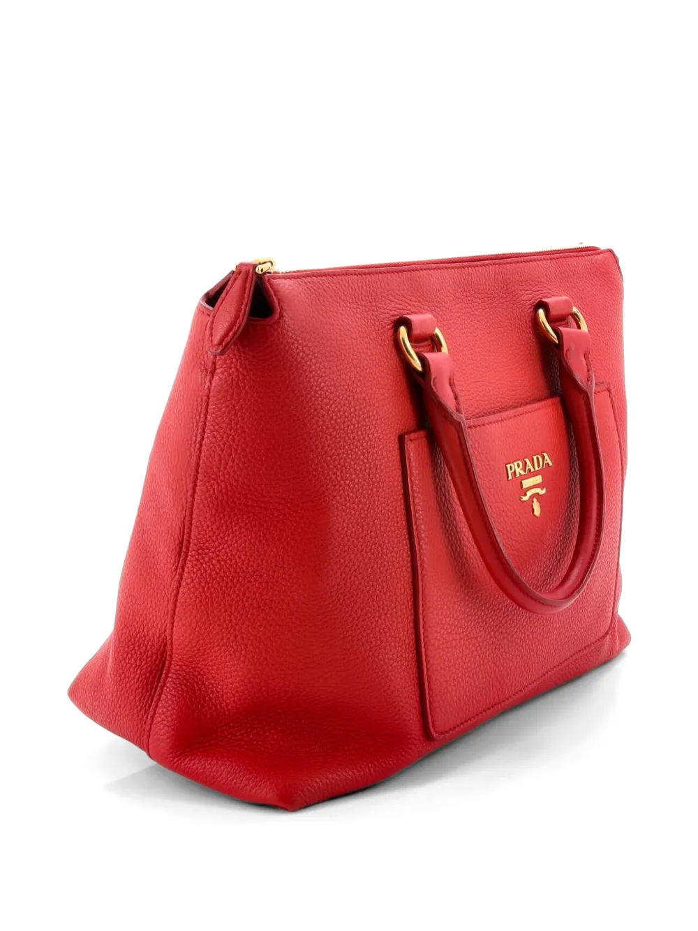 Pocket Convertible Zip Vitello Daino Medium Satchel