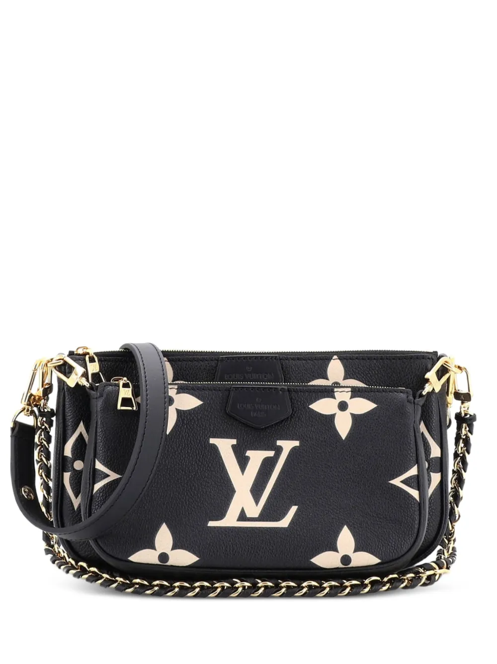 Louis Vuitton Pre-Owned Multi Pochette Accessoires Bicolor Monogram Empreinte Giant crossbody bag - Nero