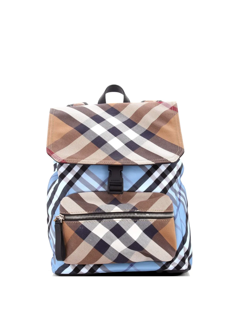 Burberry Pre-Owned Kids Vintage Check Canvas backpack - Blu
