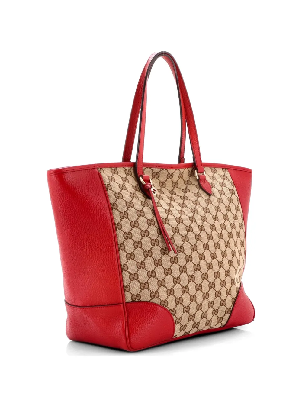 Bree Gg Canvas With Leather Medium Tote Bag