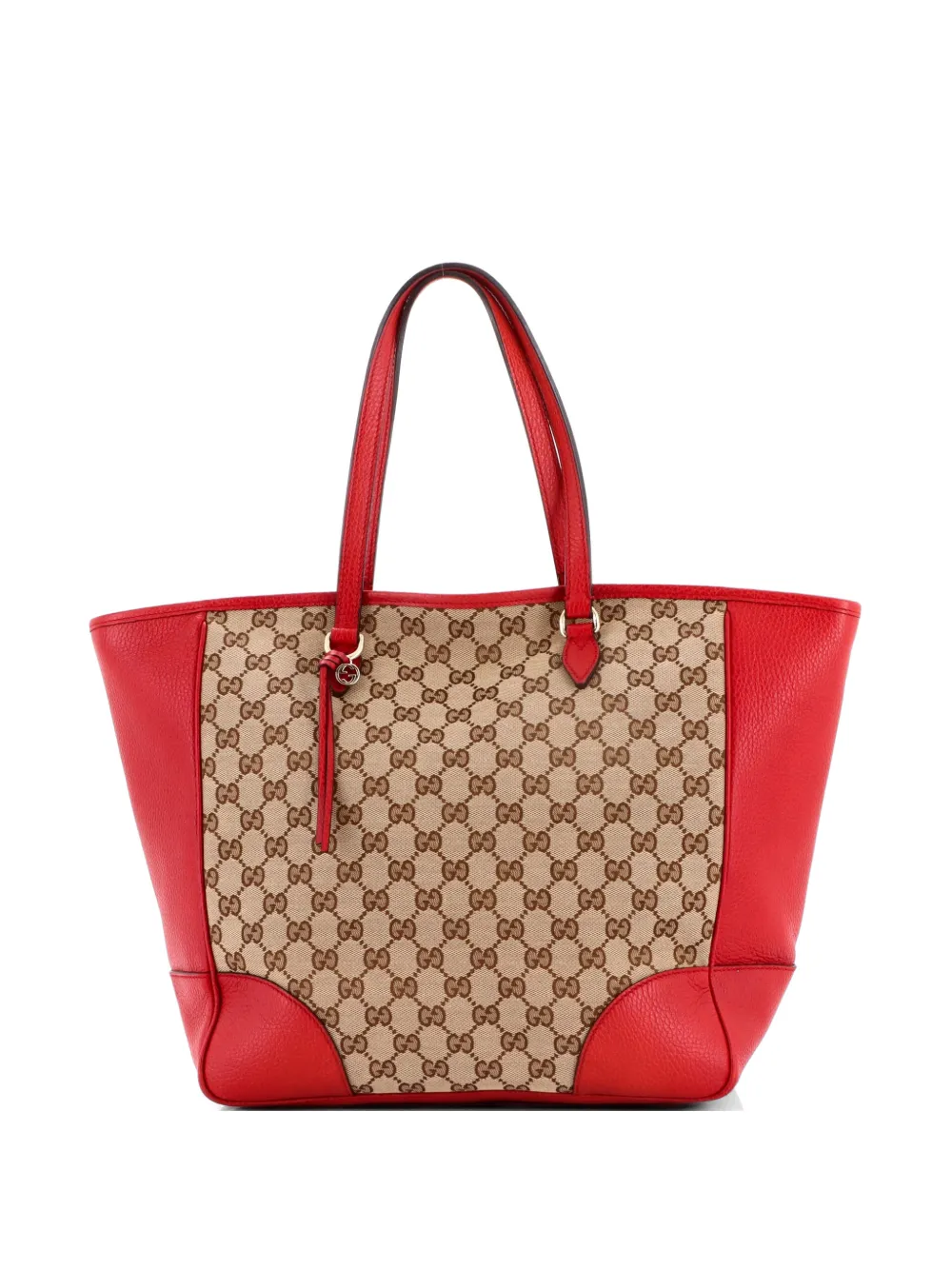 Gucci Pre-Owned Bree GG Canvas with Leather Medium tote bag - Marrone