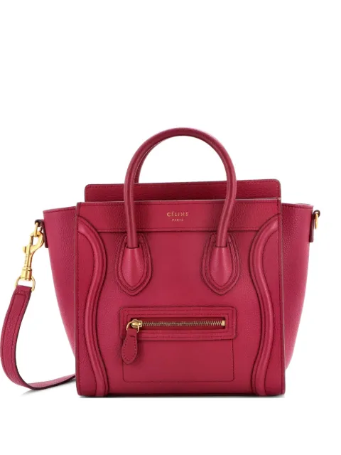 Celine Pre-Owned mini sac à bandoulière Luggage Bag en cuir grainé