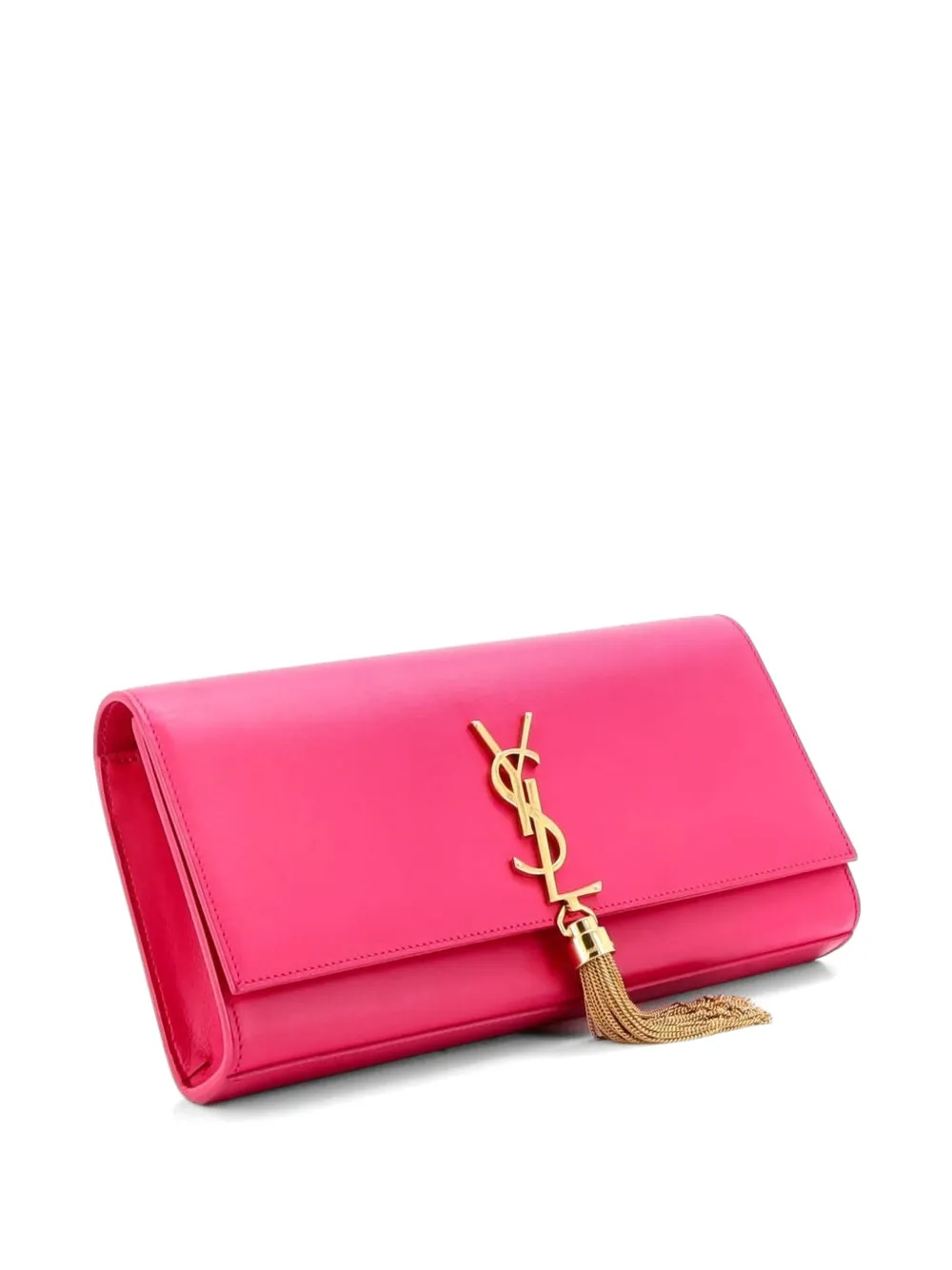 Classic Monogram Tassel Leather Long Clutch Bag