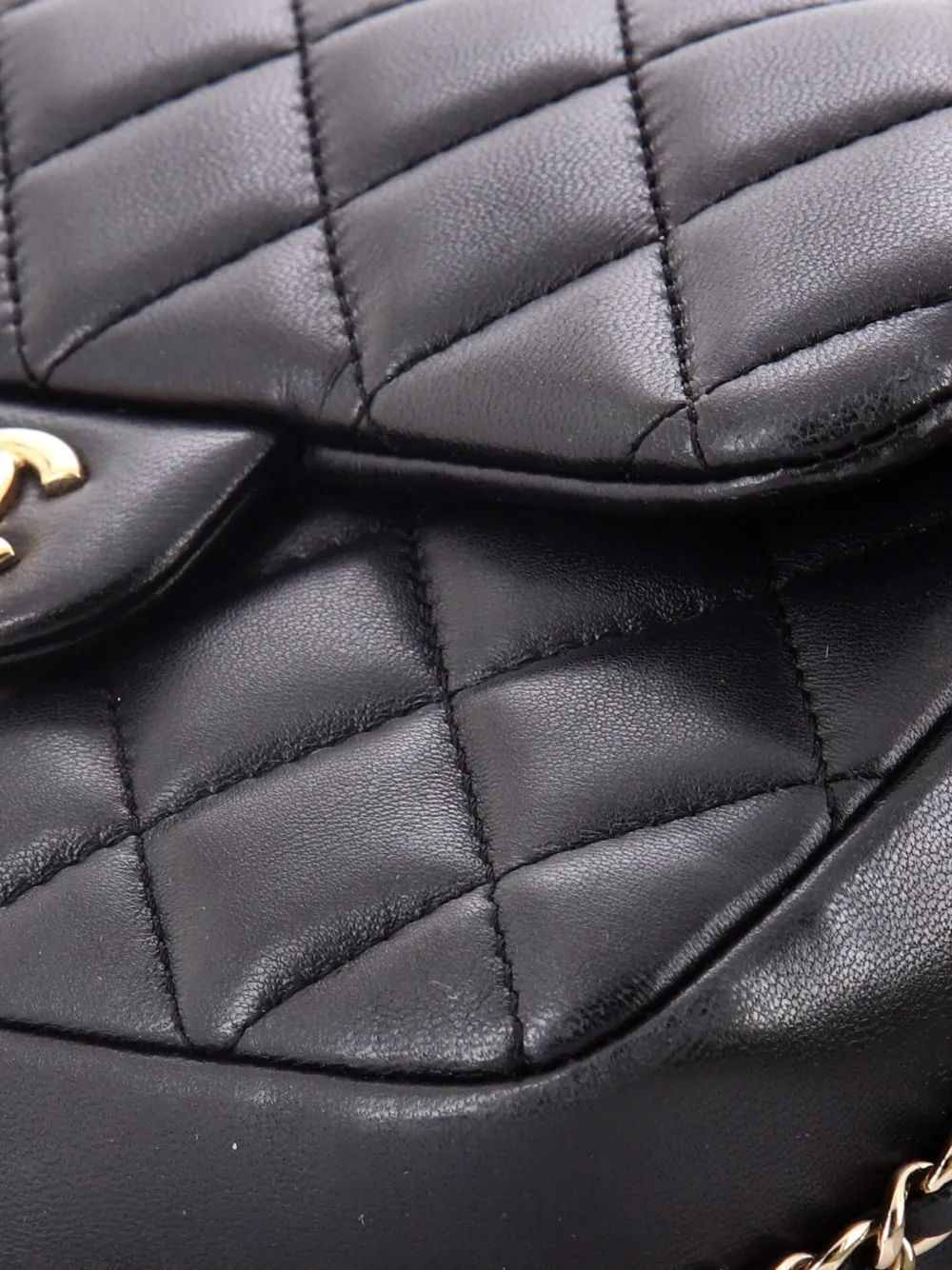 My Precious Pearls Chain Flap Bag Quilted Lambskin Medium Crossbody Bag