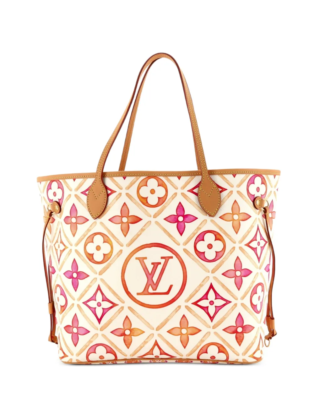 Louis Vuitton Pre-Owned Neverfull NM By The Pool Monogram Tile Canvas MM tote bag - Multicolore