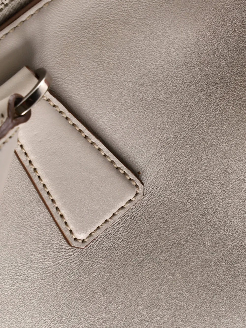 Galleria Double Zip Tote Leather Medium Satchel