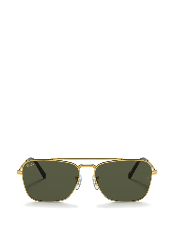 Ray-Ban New Caravan サングラス | ゴールドトーン | FARFETCH JP