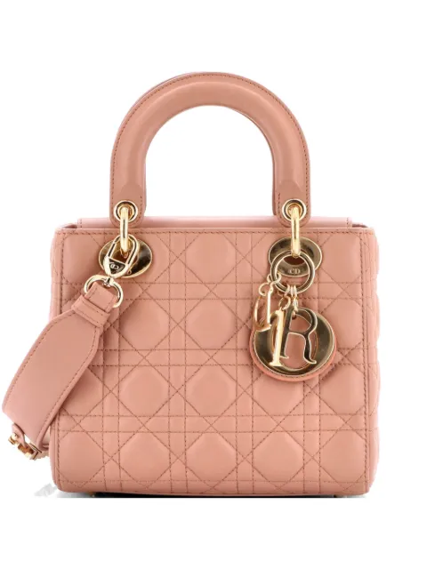 Christian Dior Pre-Owned My ABCDior Lady Dior Bag Cannage Quilt Lambskin crossbody bag
