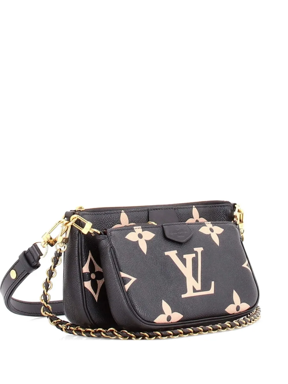 Louis Vuitton Pre-Owned Multi Pochette Accessoires Bicolor Monogram Empreinte Giant crossbody bag - Nero