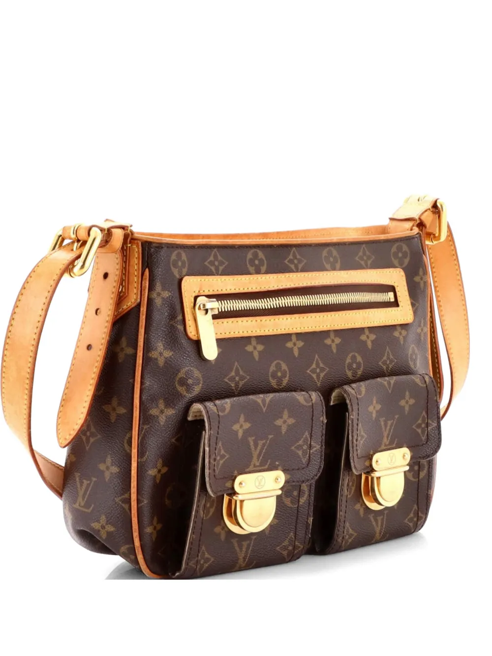 Louis Vuitton Pre-Owned Hudson Handbag Monogram Canvas GM shoulder bag - Marrone