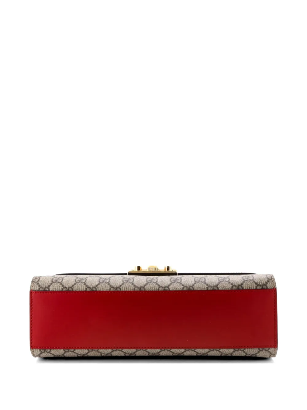 Padlock Gg Coated Canvas And Leather Medium Shoulder Bag